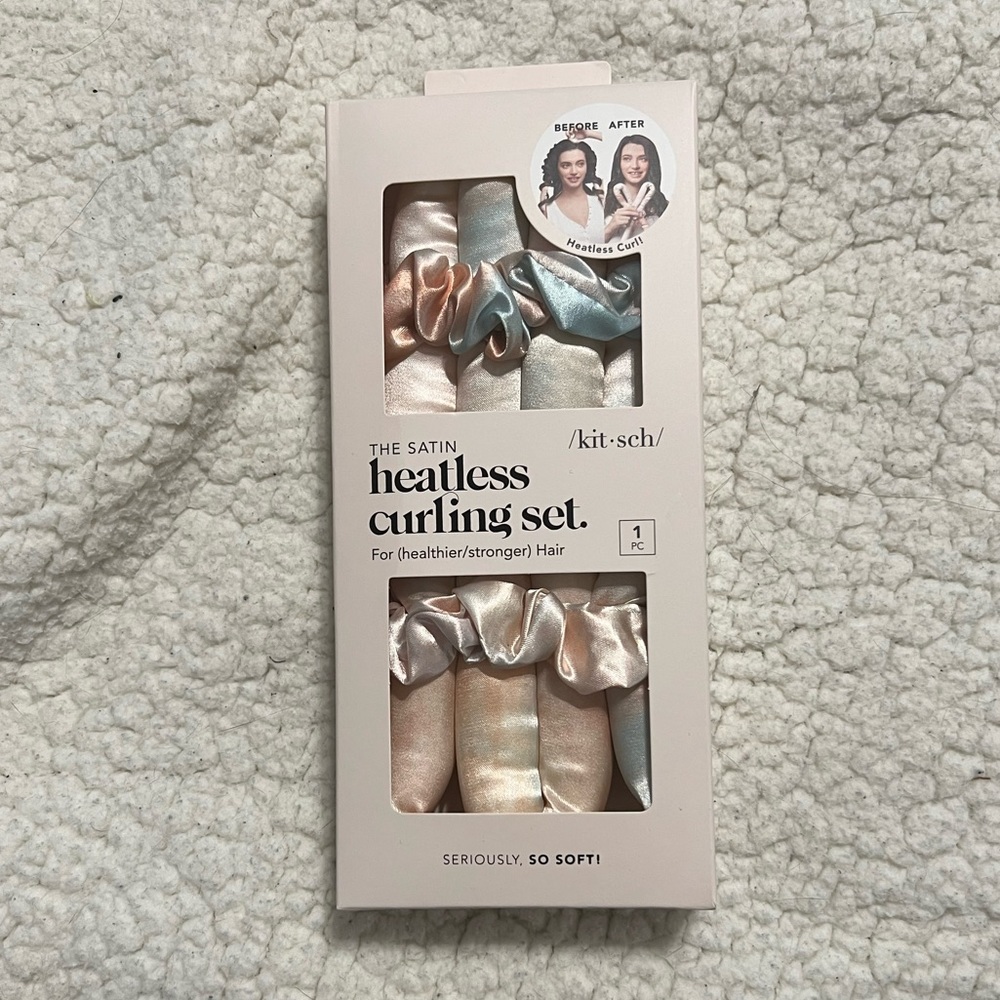 NEVER USED STILL SEALED Heatless Curling Set